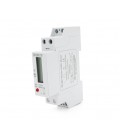 Однофазный электронный счетчик на DIN-рейку 1P, 220V, 30A, 18x65x90mm