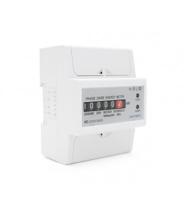 Однофазный электрический счетчик DDS548C, на DIN-рейку 4P, 220 В, 30-100 А, однотарифный