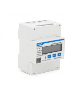 Трехфазный электронный счетчик CHINT DDSU666-3-220/380V1.5-6A, трехфазный на DIN-рейку, 220/380V, 6A, LCD, 100*72*65mm