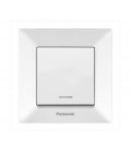 Выключатель Panasonic Arkedia Slim одноклавишный с подсветкой, белый