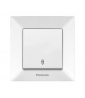 Выключатель Panasonic Arkedia Slim одноклавишный проходной, белый