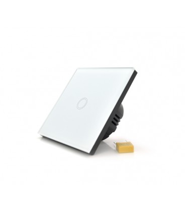 Сенсорный выключатель AOYAN, одноканальный, White, 86х86х35мм