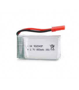 Аккумулятор 9*25*40P 25C, 3.7V (850mAh), 2 контакта