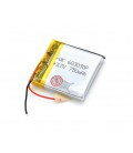 Литий-полимерный аккумулятор 6*30*30mm (Li-ion 3.7В 750мА·ч)
