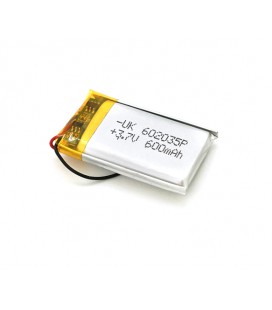 Литий-полимерный аккумулятор 6*20*35mm (Li-ion 3.7В 600мА·ч)