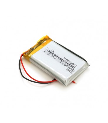 Литий-полимерный аккумулятор 7.5*30*50mm (Li-ion 3.7В 1100мА·ч)