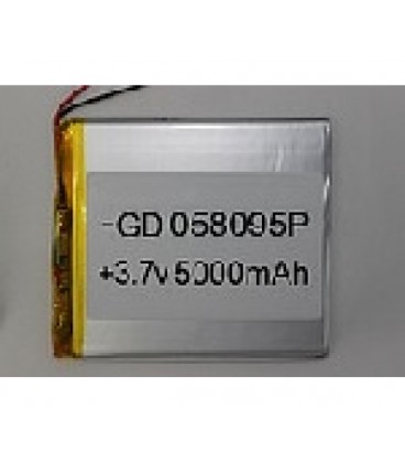Литий-полимерный аккумулятор 5*80*95mm (Li-ion 3.7В 5000мА·ч)