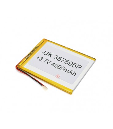 Литий-полимерный аккумулятор 4*75*95mm (Li-ion 3.7В 4000мА·ч)
