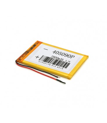 Литий-полимерный аккумулятор 4*50*90mm (Li-ion 3.7В 2800мА·ч)