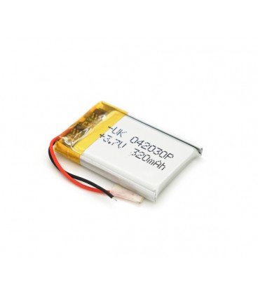 Литий-полимерный аккумулятор 4*20*30mm (Li-ion 3.7В 320мА·ч)