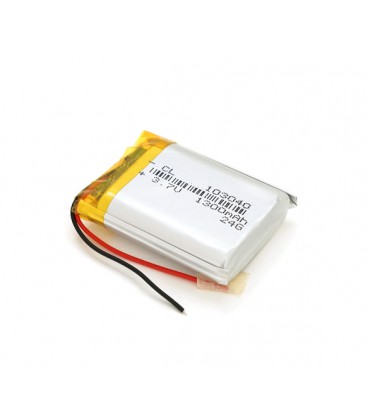 Литий-полимерный аккумулятор 10*30*40mm (Li-ion 3.7В 1300мА·ч)