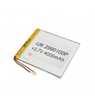 Литий-полимерный аккумулятор 3.6*90*100mm (Li-ion 3.7В 4000мА·ч)