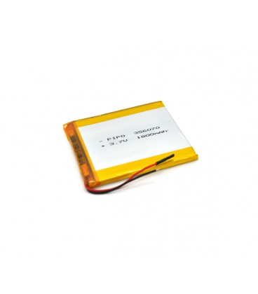Литий-полимерный аккумулятор 3,5*60*70mm (Li-ion 3.7В 1800мА·ч)