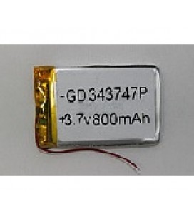 Литий-полимерный аккумулятор 3.4*37*47mm (Li-ion 3.7В 800мА·ч)