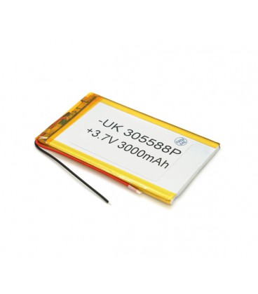 Литий-полимерный аккумулятор 3*55*88mm (Li-ion 3.7В 3000мА·ч)
