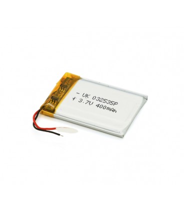 Литий-полимерный аккумулятор 3*25*35mm (Li-ion 3.7В 400мА·ч)
