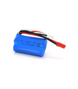 Аккумулятор 14500*2/800 7.4V 15C, 5 контактов