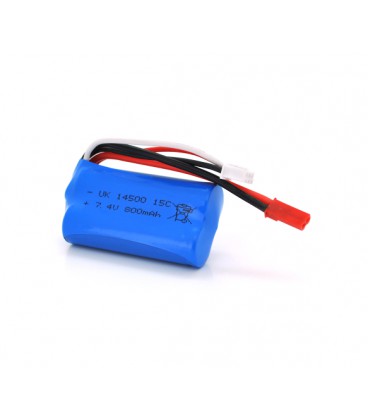Аккумулятор 14500*2/800 7.4V 15C, 5 контактов
