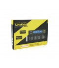ЗУ универсальное Liitokala Lii-S12, 12+2 каналов, Ni-Mh/Li-ion/LiFePo4/крона, 220V/12V, LED+LCD, Box