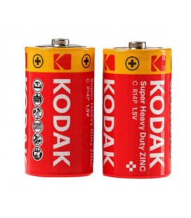 Батарейка солевая KODAK Extra Heavy Duty R14, 2шт в блистере, цена за блистер
