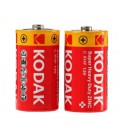 Батарейка солевая KODAK Extra Heavy Duty R14, 2шт в блистере, цена за блистер