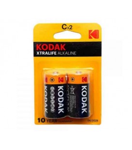 Батарейка щелочная KODAK XTRALIFE LR14, 2шт в блистере, цена за блистер