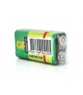Батарейка солевая GP Greencell 1604GLF-S1, 9V, крона, 10 (100шт.) х10(10шт.) х1 вакуум цена за 1шт
