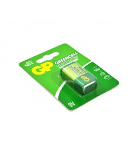 Батарейка солевая GP Greencell GP1604GLF-2UE1, 9V, крона, 10 (100шт.) х10(10шт.) х1 блистер цена за 1шт