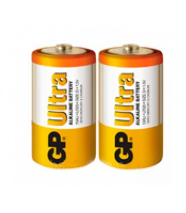 Батарейка GP 13AEB-2S2 R20 щелочная, 2 шт в вакуумной упаковке, цена за упаковку