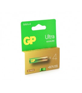 Батарейка GP Ultra 24AU-2UE4 щелочная AAA, 4 шт в блистере, цена за блистер