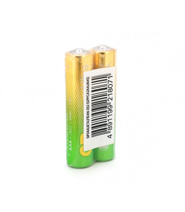 Батарейка GP Ultra 24AUEBC-2S2, щелочная AAA, 2 шт в вакуумной упаковке, цена за упаковку