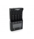 ЗУ универсальное Liitokala Lii-500S, СЗУ+АЗУ, 4 канала,LCD дисплей, поддерживает Li-ion, Ni-MH и Ni-Cd AA (R6), ААA (R03), AAAA,