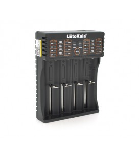 ЗУ универсальное Liitokala lii-402, 4 канала,LCD дисплей, поддерживает Li-ion, Ni-MH и Ni-Cd AA (R6), ААA (R03), AAAA, С (R14)