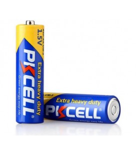 Батарейка солевая PKCELL 1.5V AA/R6, 2 штуки в блистере цена за блистер, Q12