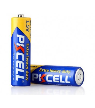 Батарейка солевая PKCELL 1.5V AA/R6, 2 штуки в блистере цена за блистер, Q12