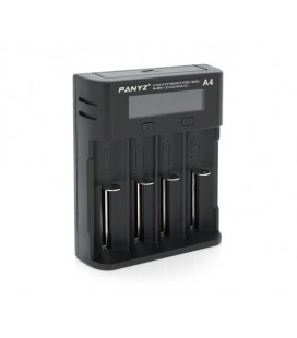 Зарядное устройство универсальное , 4 канала, LCD дисплей, поддерживает Li-ion, Ni-MH и Ni-Cd AA (R6), ААA (R03), AAAA, С (R14)