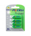Аккумулятор PKCELL 1.2V AA 2600mAh NiMH Already Charged, 4 штуки в блистере цена за блистер, Q12