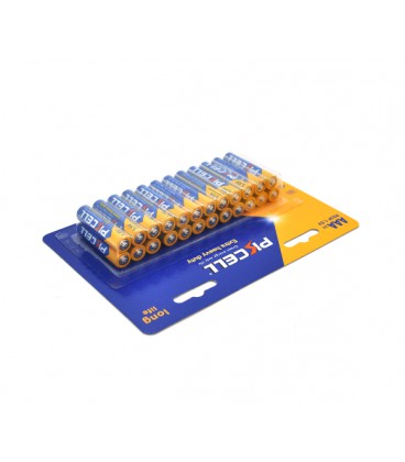 Батарейка солевая PKCELL 1.5V AAA/R03, 24 штуки в блистере цена за блистер, Q12