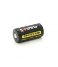Аккумулятор 16340/CR123 Li-Ion Soshine 16340P-3.7-700 Protected, 700mAh, 0.7A, 4.2/3.6/2.75V, Black