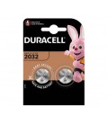 Батарейка литиевая DURACELL DL2032, 2шт в блистере, цена за блистер