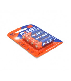 Батарейка щелочная PKCELL 1.5V AA/LR6, 4 штуки в блистере цена за блистер, Q12