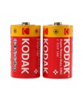 Батарейка солевая KODAK Extra Heavy Duty R20, 2шт в shrink, цена за shrink