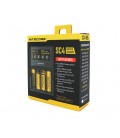 Зарядное устройство универсальное Nitecore SC4, 4 канала, LCD дисплей, поддерживает Li-ion, Ni-MH и Ni-Cd AA (R6), ААA (R03), AA