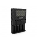 Зарядное устройство универсальное Nitecore SC4, 4 канала, LCD дисплей, поддерживает Li-ion, Ni-MH и Ni-Cd AA (R6), ААA (R03), AA