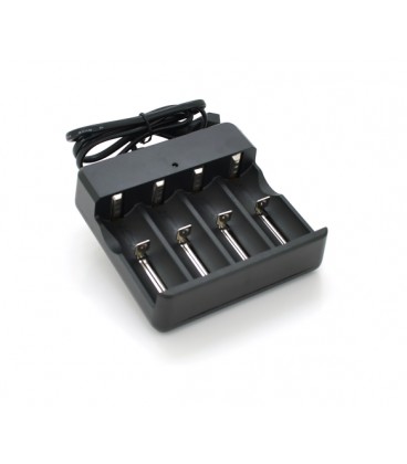 Зарядное устройство универсальное MS-404A, 4 канала, LED инд., поддерживает Li-ion 18650, Box