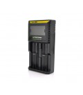 Зарядное устройство универсальное Nitecore Digicharger D2, 2 канала, LCD дисплей, поддерживает Li-ion, Ni-MH и Ni-Cd AA (R6), АА