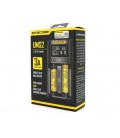 Зарядное устройство универсальное Nitecore Digicharger UMS2, 2 канала, LCD дисплей, поддерживает Li-ion, Ni-MH и Ni-Cd AA (R6), 