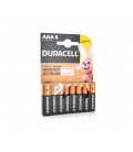 Батарейка щелочная DURACELL LR03 (ААА) MN2400, 8шт в блистере, цена за блистер