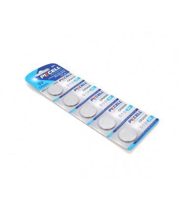 Батарейка литиевая PKCELL CR2025, 5 шт в блистере (упак.100 штук) цена за блист. Q30