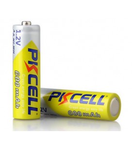 Аккумулятор PKCELL 1.2V AA 600mAh NiMH Rechargeable Battery, 2 штуки в блистере цена за блистер, Q